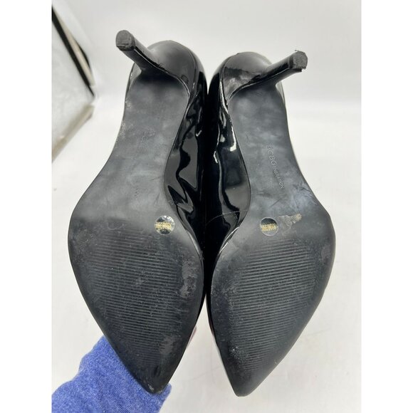 BCBGeneration Patent Leather Pointed Toe Heels Pumps Womens Size 9.5M Black - Picture 15 of 15